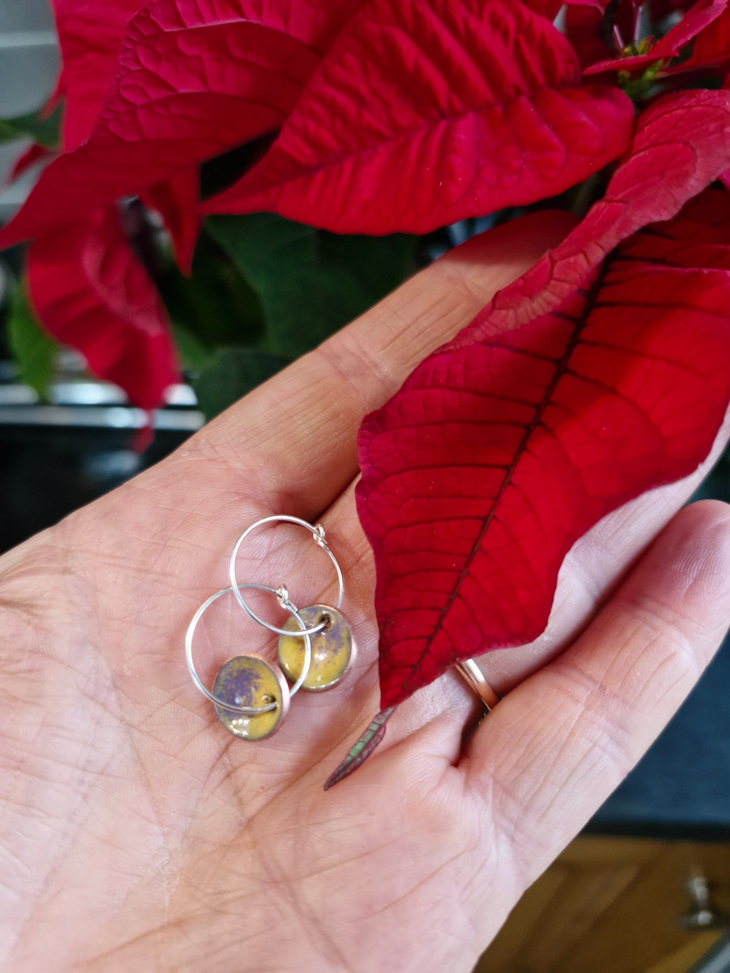 Teeny Tiny Domed Earrings