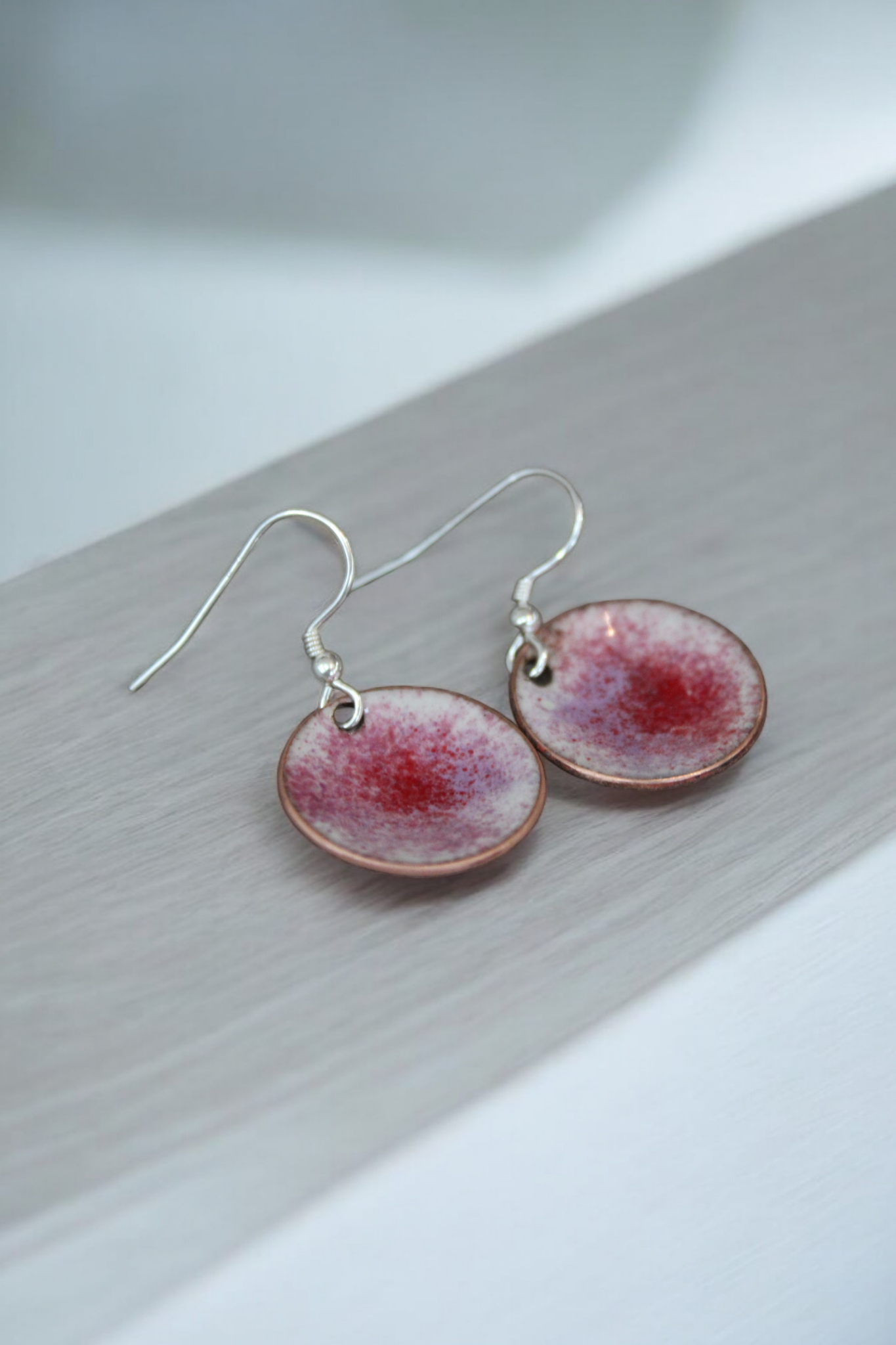 Speckled Domed Earrings