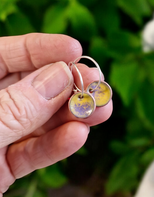 Teeny Tiny Domed Earrings