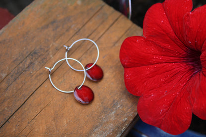 Teeny Tiny Domed Earrings