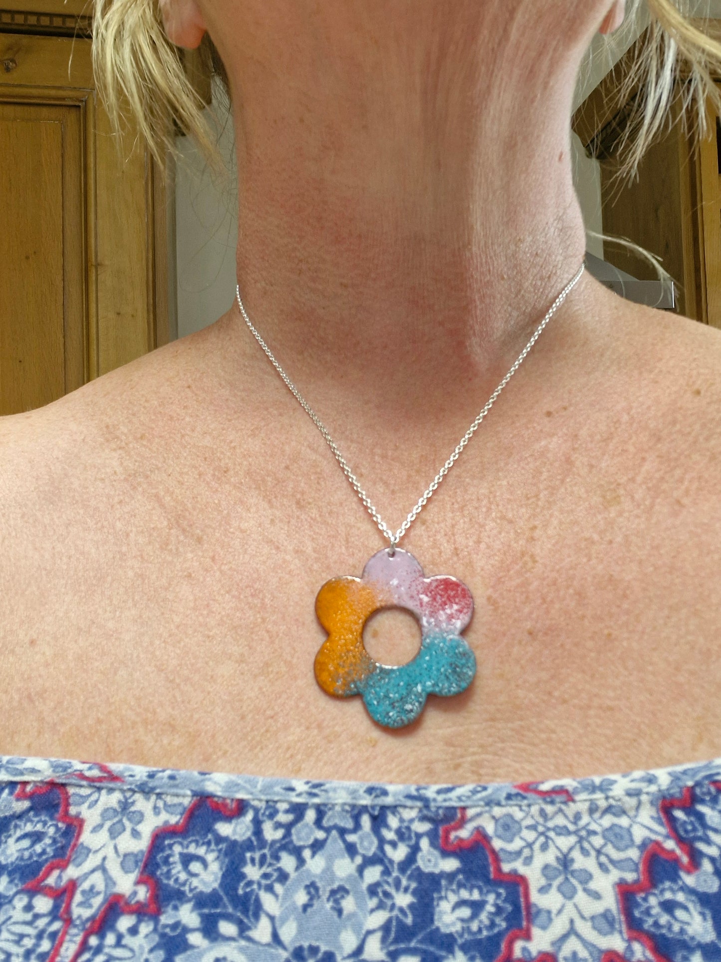Retro Flower Necklace