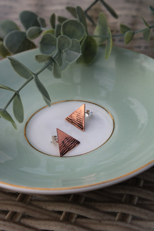 Copper Studs - Medb (Meabh)