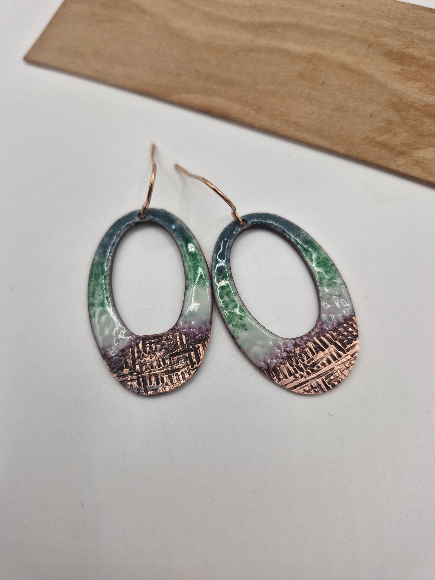 Green Mix Hoops