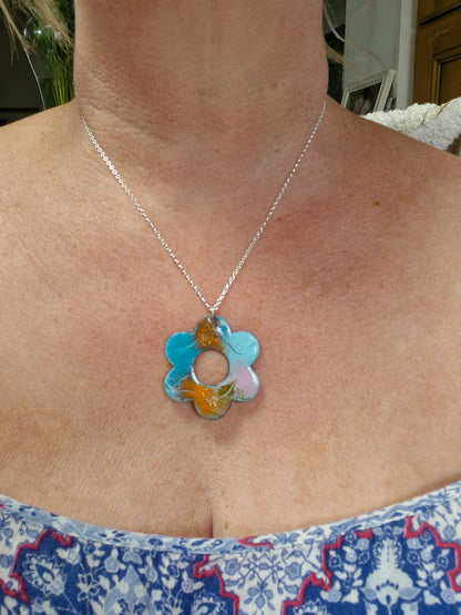 Retro Flower Necklace