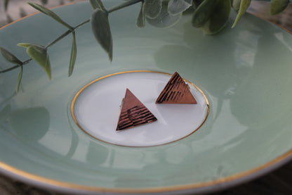 Copper Studs - Medb (Meabh)