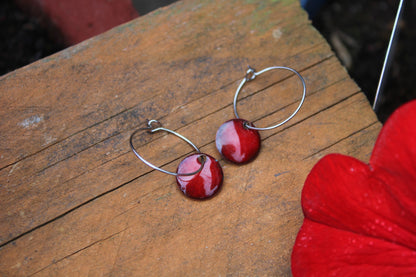 Teeny Tiny Domed Earrings