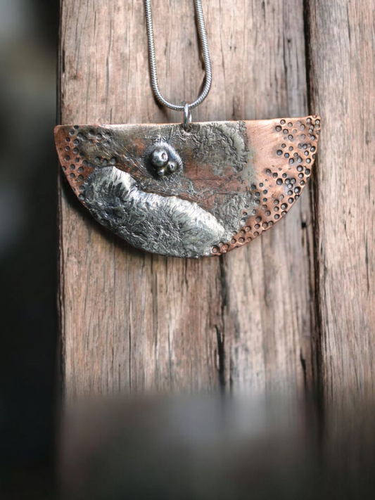 Copper and Silver Landscape
