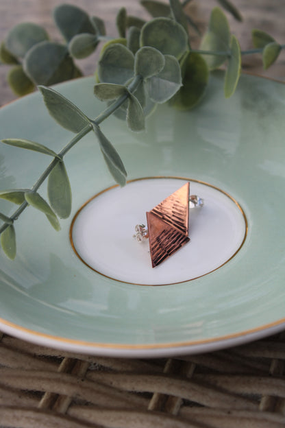 Copper Studs - Medb (Meabh)