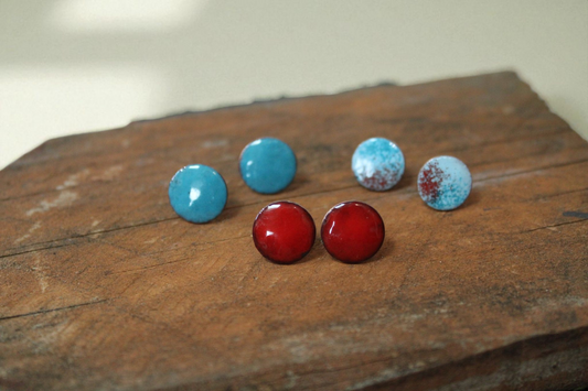 Teal mix studs