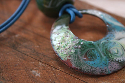 Sombra de Olivo (Olive Shade)
Forrest Greens Copper necklace – Boho Statement Jewellery Handmade in Ireland